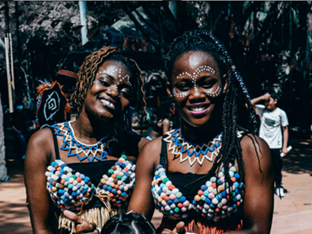 Friends enjoying end-of-year fun