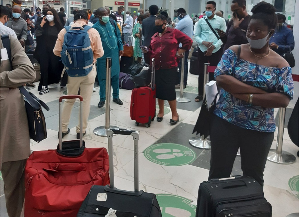 Passengers in the process of JAPA