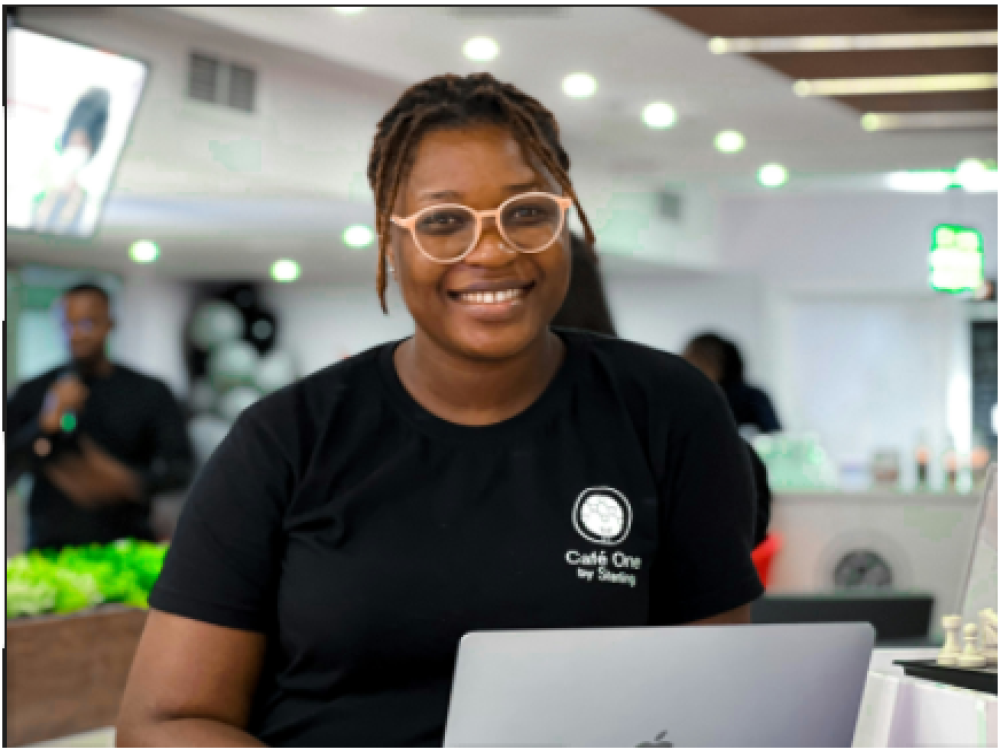 female worker with right skills